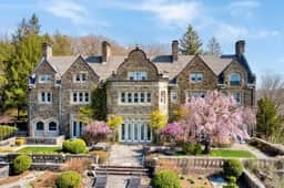 Historic Stone Estate w/ Lake Views + Pool